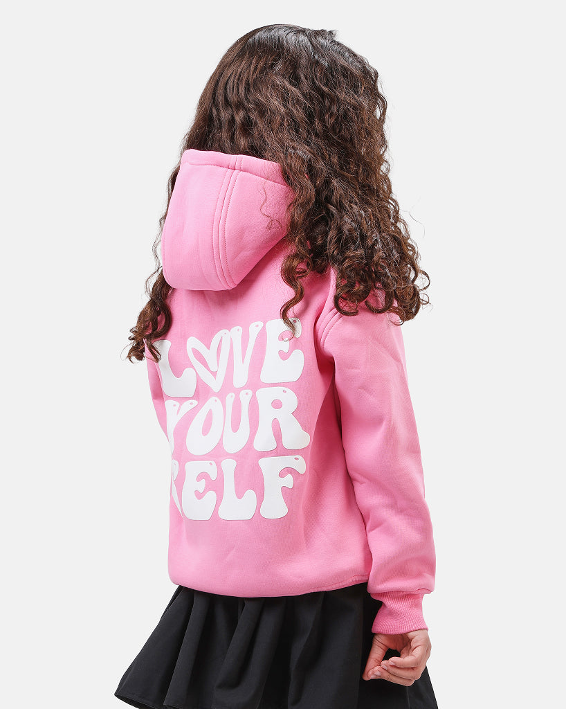 Love Yourself Pink Hoodie