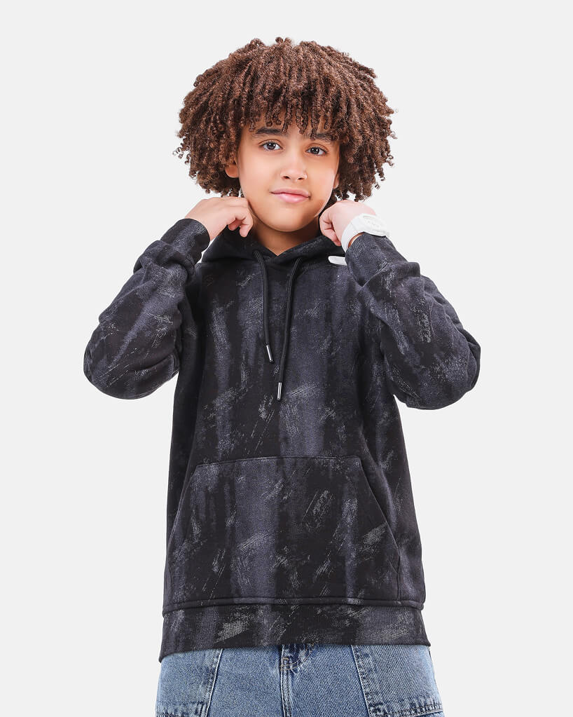 Shadow Vibes Black Unisex Hoodie