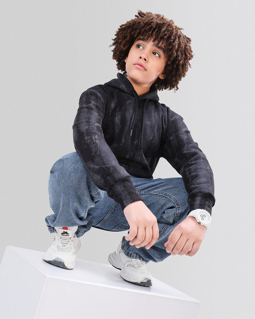 Shadow Vibes Black Unisex Hoodie