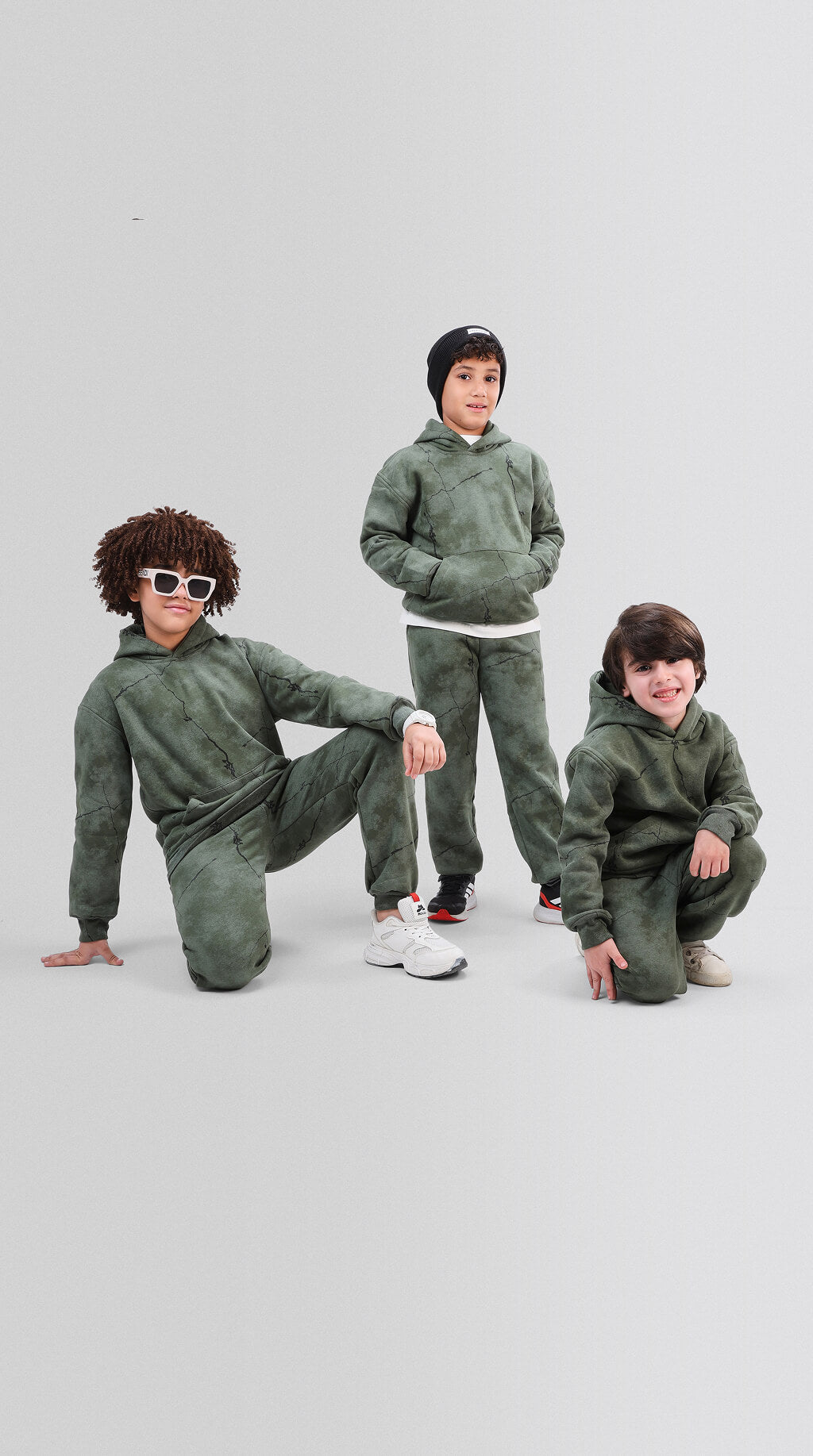 Cracked Green Boys Set