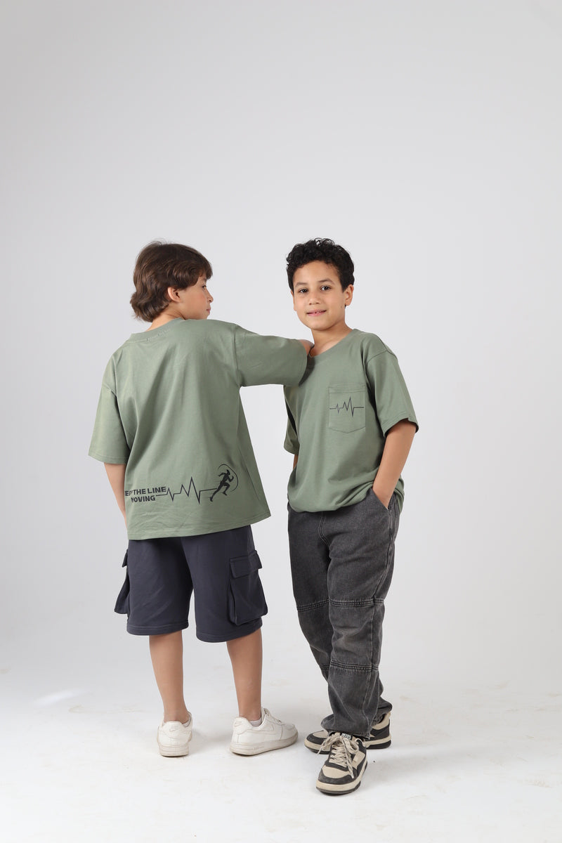 Keep Moving Olive T-Shirt