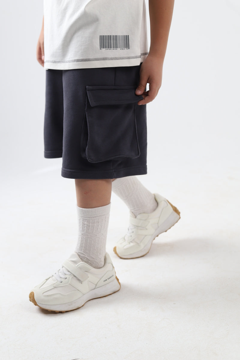 Urban Cargo Boys Short - Dark Grey